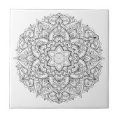 Mandala-Malerei Fliese (Vorderseite)