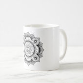 Mandala, Mandala Symbol Kaffeetasse (VorderseiteRechts)