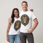 Mandala Mane Lion T-Shirt (Unisex)