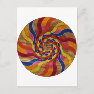 Mandala Mantra "Om mani peme hung" Postkarte