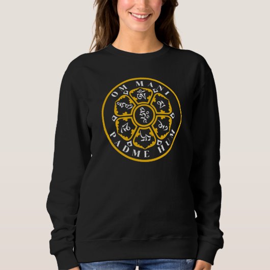 Mandala Mantra Sweatshirt (Vorderseite)