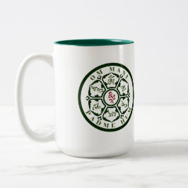 Mandala Mantra Zwei-Tonen-Kaffee-Tasse Zweifarbige Tasse