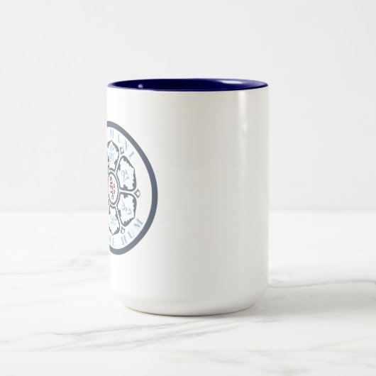 Mandala Mantra Zweifarbige Tasse (Mittel)