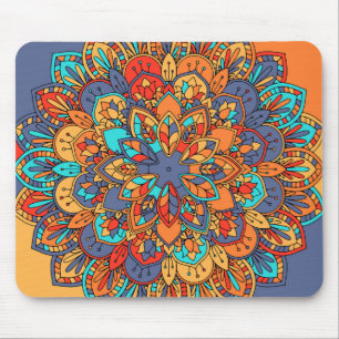 Mandala marokkanisch, farbenfroh, ethnisch mousepad
