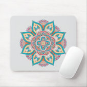 Mandala marokkanisch, farbenfroh, ethnisch mousepad (Mit Mouse)