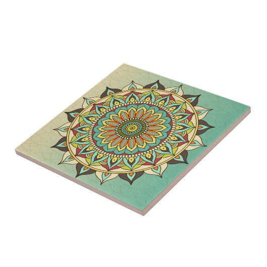 Mandala/Marokkanisches Flachmuster  Fliese (Seite)