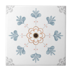 Mandala/Marokkanisches Flachmuster  Fliese