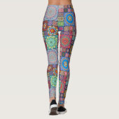 Mandala/Marokkanisches Flachmuster Leggings (Rückseite)