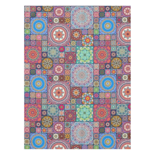 Mandala/Marokkanisches Flachmuster Tischdecke (Vorderseite)