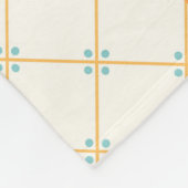 Mandala/Marokkanisches Fliesenmuster Fleece Blanke (Ecke)