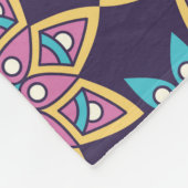 Mandala/Marokkanisches Fliesenmuster Fleece Blanke (Ecke)