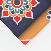 Mandala/Marokkanisches Muster Fleecedecke (Ecke)