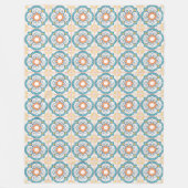 Mandala/Marokkanisches Muster Fleecedecke (Vorderseite)
