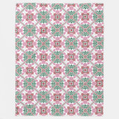 Mandala/Marokkanisches Muster Fleecedecke (Vorderseite)