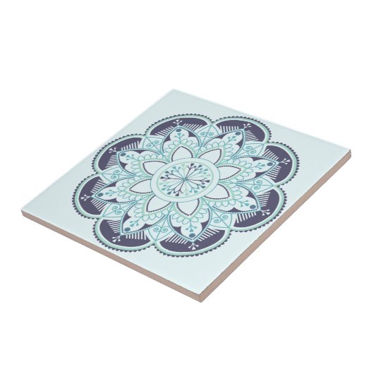 Mandala/Marokkanisches Muster Fliese (Seite)