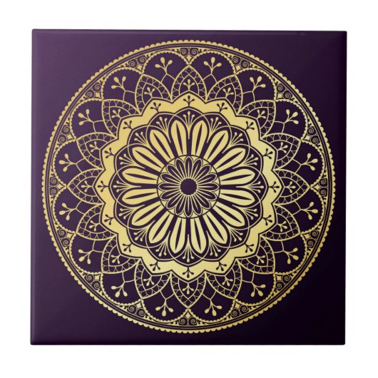 Mandala/Marokkanisches Muster Fliese (Vorderseite)