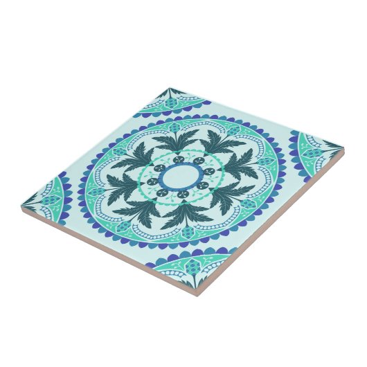 Mandala/Marokkanisches Muster Fliese (Seite)