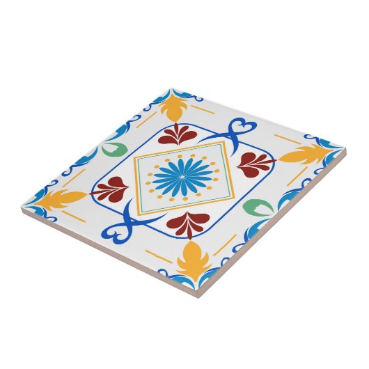 Mandala/Marokkanisches Muster Fliese (Seite)