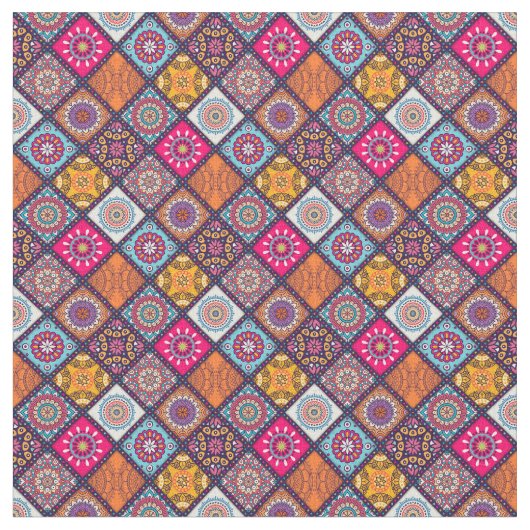 Mandala/Marokkanisches Muster Stoff (Nahaufnahme)