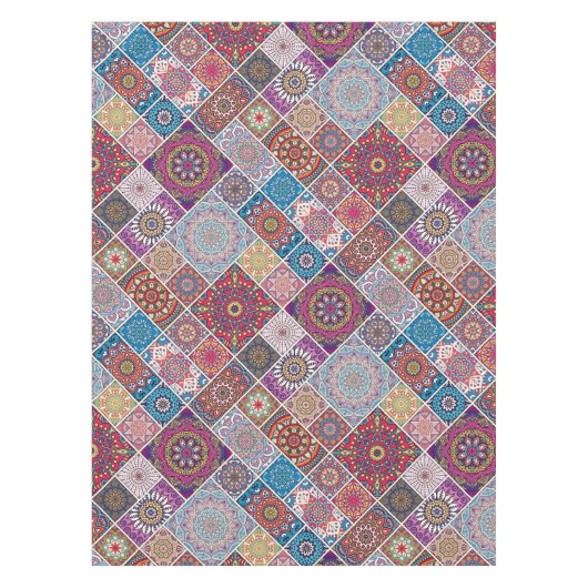 Mandala/Marokkanisches Muster Tischdecke (Vorderseite)