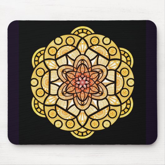 Mandala-Mauspad Mousepad (Vorne)