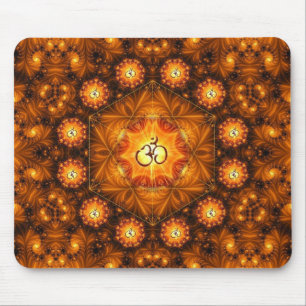 Mandala-Mausunterlage Goldom heilige G Mousepad