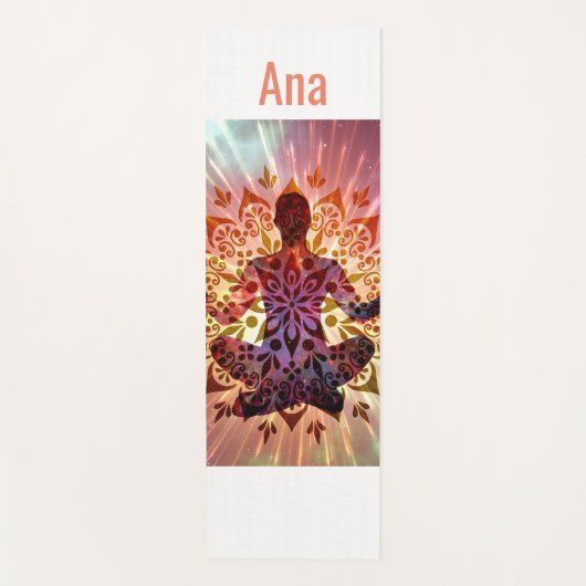 Mandala-Meditation Yogamatte (Vorderseite)