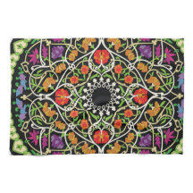 MANDALA-MEDITATIONS-MUSTER-ZEN MIT BLUMEN