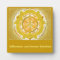 Mandala-Meditationsplatte, klein I-M Gold