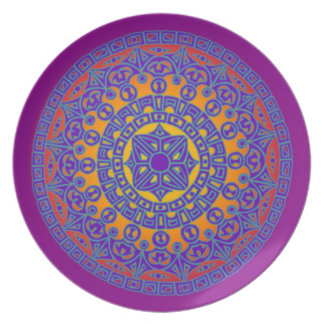 Mandala-Melamin-Platte Melaminteller