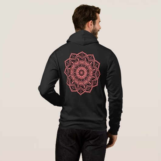 Mandala Men-T - Shirt (Schwarz voll)