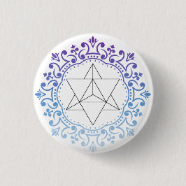 Mandala Merkaba Yoga Spirituelle Meditation Button
