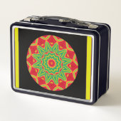 Mandala Metal Lunch Box (Rückseite)