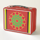 Mandala Metal Lunch Box (Rückseite)