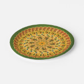 Mandala Milliamperestunde Jong Pappteller (Schrägansicht)