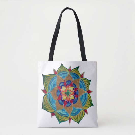 Mandala Mind All-Over-Print Tote Bag Tasche (Vorderseite)