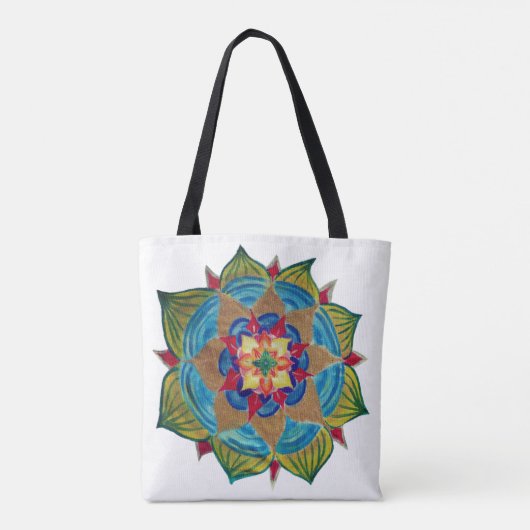 Mandala Mind All-Over-Print Tote Bag Tasche (Rückseite)