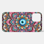 Mandala mit bösen Augen Case-Mate iPhone Hülle (Rückseite (Horizontal))