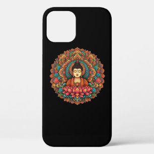 Mandala mit Buddha Case-Mate iPhone Hülle