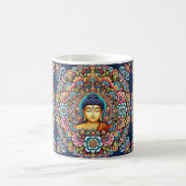 Mandala mit Buddha Kaffeetasse (Mittel)