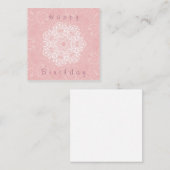 Mandala Mitteilungskarte (Vorne/Hinten)