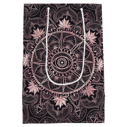 Mandala Mittlere Geschenktüte (Rückseite)