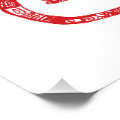 Mandala Monkey Poster Paper Print (Ecke)