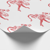 Mandala Monkey Wrapping Paper Geschenkpapier (Ecke)