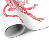 Mandala Monkey Wrapping Paper Geschenkpapier (Rolleneckpunkt)