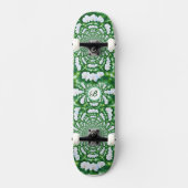 Mandala Monogramm Skateboard (Vorderseite)