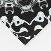 Mandala-Monster 2 Fleecedecke (Ecke)