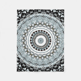 Mandala-Monster 2 Fleecedecke