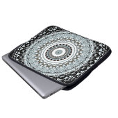 Mandala-Monster 2 Laptopschutzhülle (Vorne Knopf)