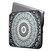 Mandala-Monster 2 Laptopschutzhülle (Vorderseite Links)